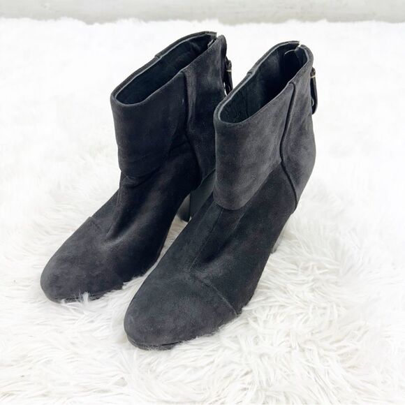Rag & Bone Newbury 2.0 Block Heel Suede Ankle Booties - Picture 4 of 12